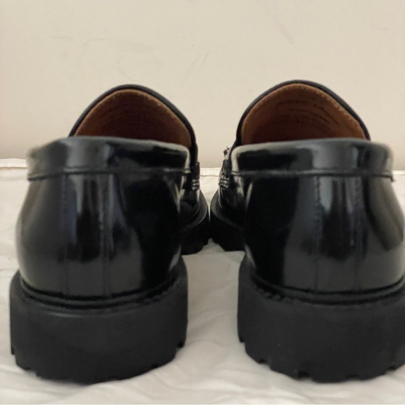Thursday Boot Company Patent Leather Penny Lug Sole Loafer Dress Shoe Chunky - Picture 13 of 15